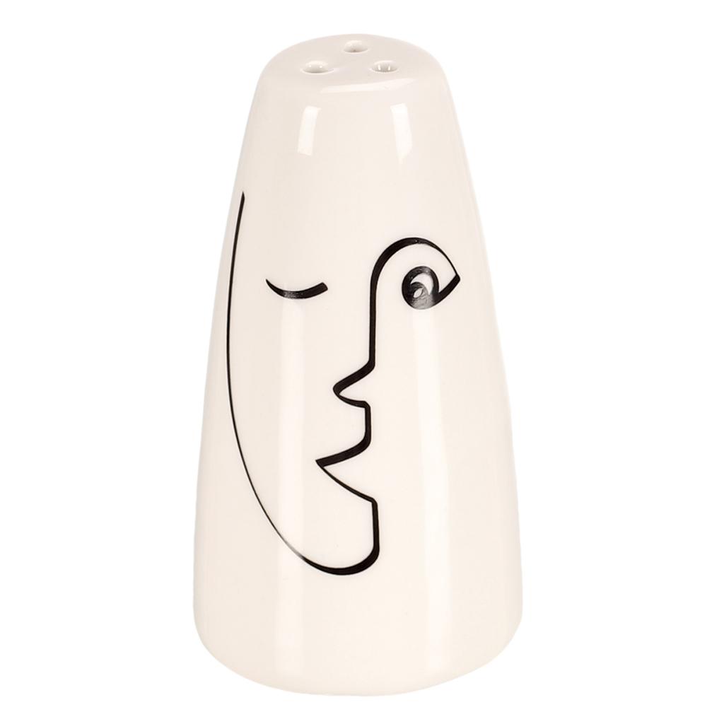 Les Trésors De Lily [A1461] - Керамический набор для соли и перца 'Arty' черный белый - 90х45 мм каждый