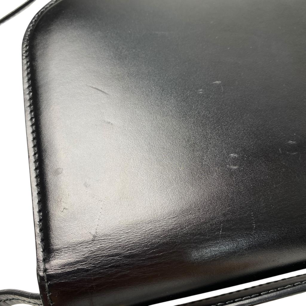 Подержанная JIL SANDERСумка через плечо черная кожа Женская