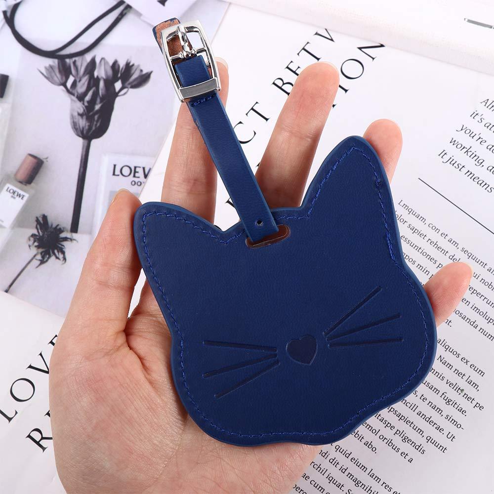 Travel Cat Shape Suitcase Tag Luggage Tag Travel Accessories Airplane Suitcase Tag Boarding Pass