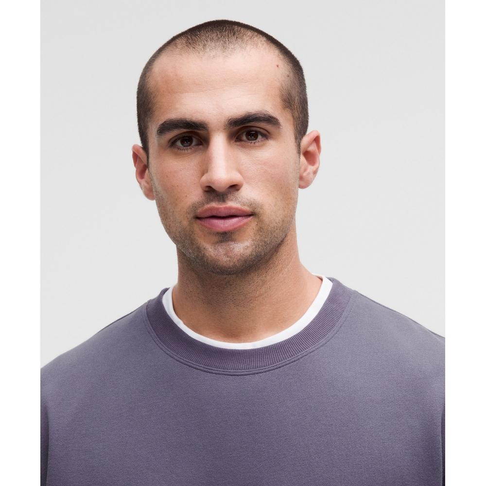 Lululemon Steady State Crew  Wordmark Nightfall