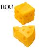 Cheese Sensory Toy Simulated Squeeze Unbreakable Stress Relief Slow Rising Decompression Block Fidget Simulation Food Pinch Square