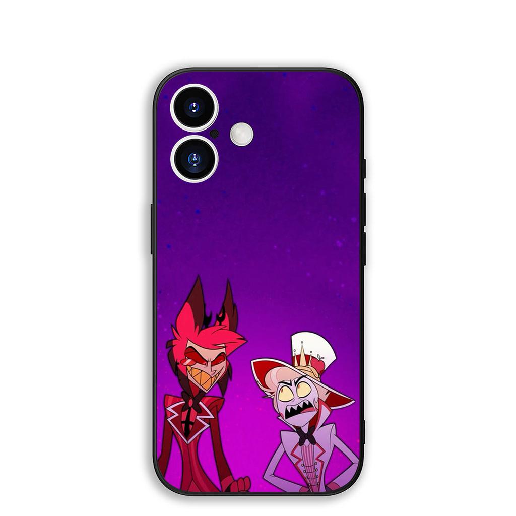 for Samsung Galaxy Note 20 Ultra 10 8 9 S10 Plus Lite S8 A70 A24 A25 A37 A57 A51 Case Dust H-Hazbin Alastor Hotels Charile Angel