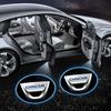 1/2 шт. Универсальные светодиодные проекторы для дверей автомобиля, HD-подсветка приветствия Для Dacia Duster Logan Sandero Lodgy Mcv 2 Solenza Largus