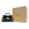 New COACH Eliza Artificial Leather Handbag Crossbody Bag Large Size Women's Black CW012-IMXAQ