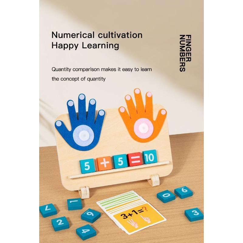 Montessori Math Finger Cognition Addition Enlightenment Early Educational Arithmetic Toy