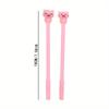 School Season 4pcs 0.5mm Creative Stationery Pink Piggy Gel Pen Cartoon Girl Heart Series Water-based Pen Learning Office Signature Pen