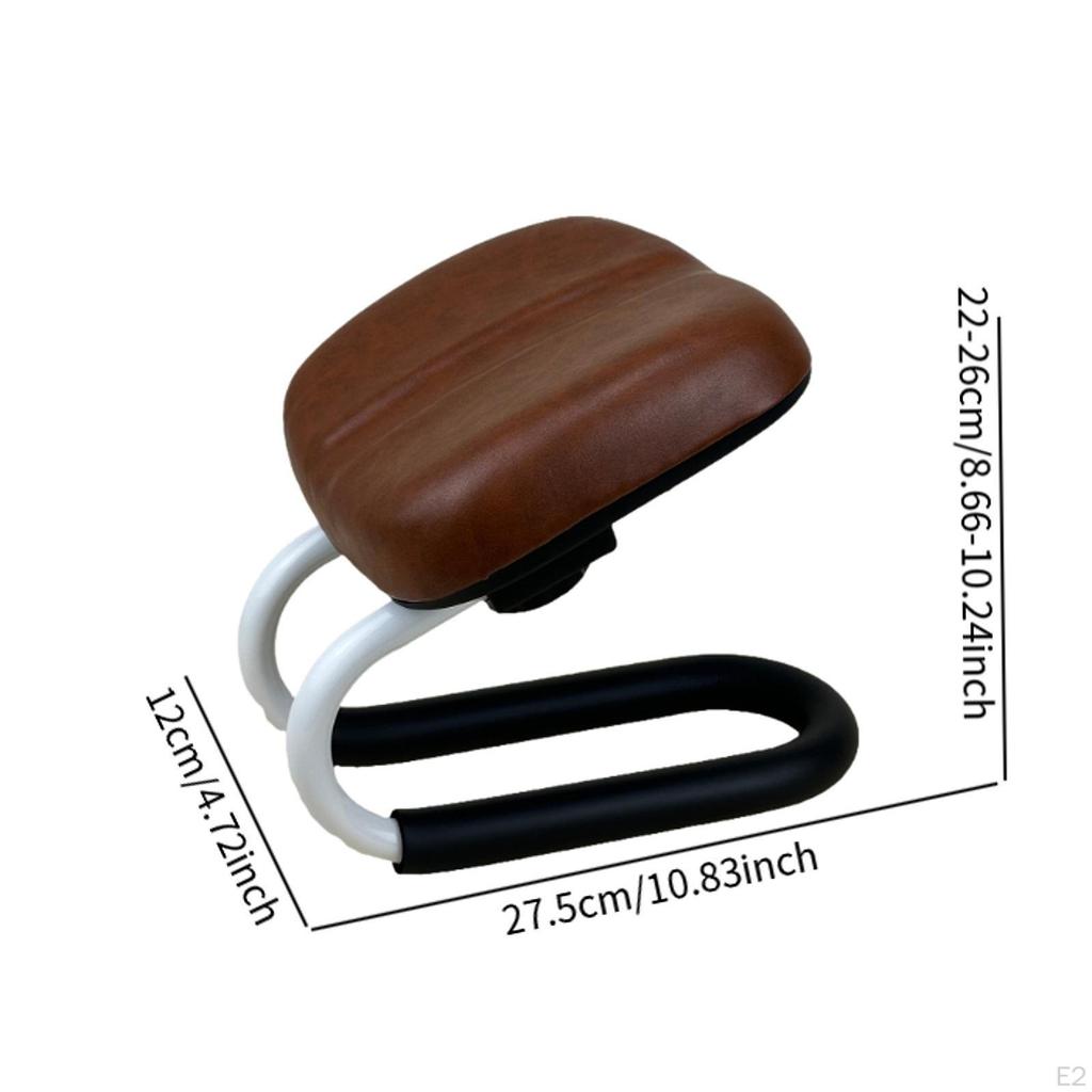 Скамья для медитации с противоскользящим ковриком, портативная, регулируемая, для осознанной практики сидя на коленях