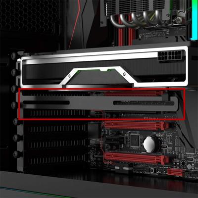 1x L-образный держатель GPU Поддержка радиатора материнской платы для видеокарты
