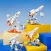 Space Long March Rocket Compatible with Children's Fun Patchwork Toys