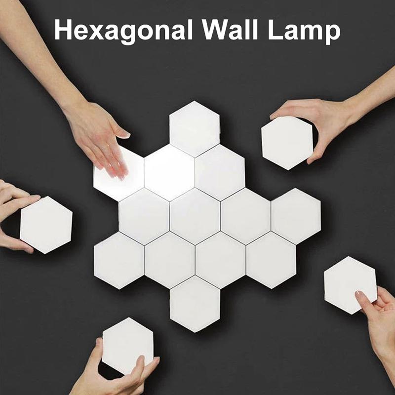 Высококачественные аксессуары для украшения дома, управляемые через приложение, шестиугольный модульный телефон, управляемый через приложение, сенсорный