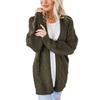 Fashionable Casual Knitted Sweater With Loose Long Sleeve Women Cardigan