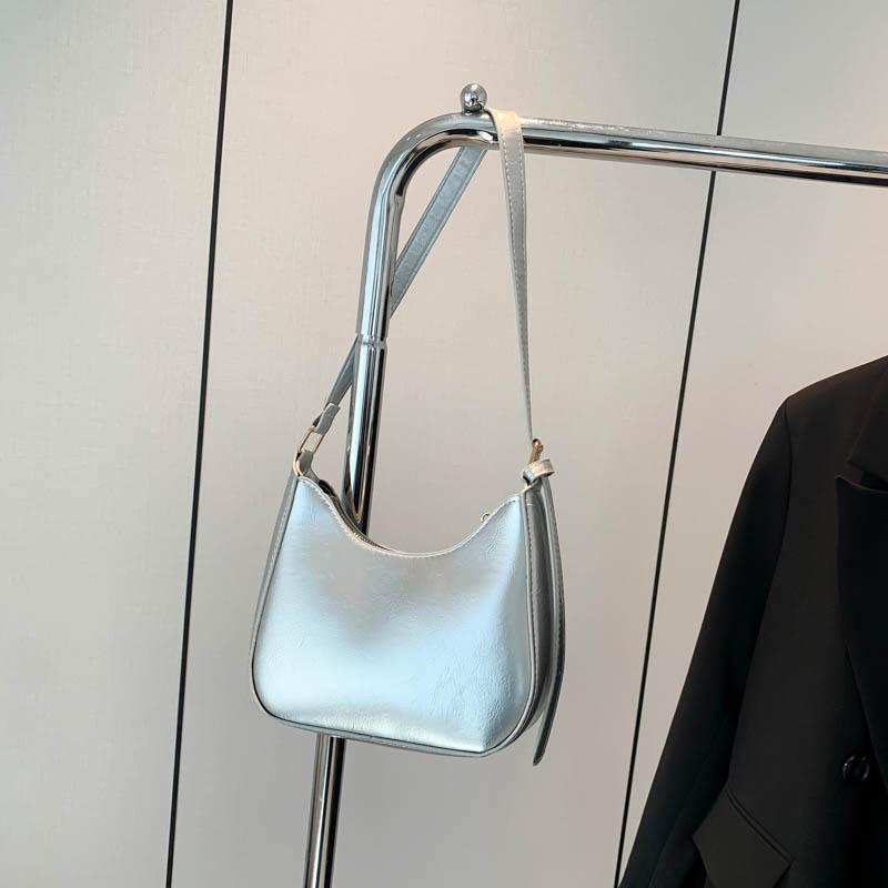 Сумка-сумка в стиле ретро в гонконгском стиле, модная сумка с текстурой на одно плечо и подмышкой