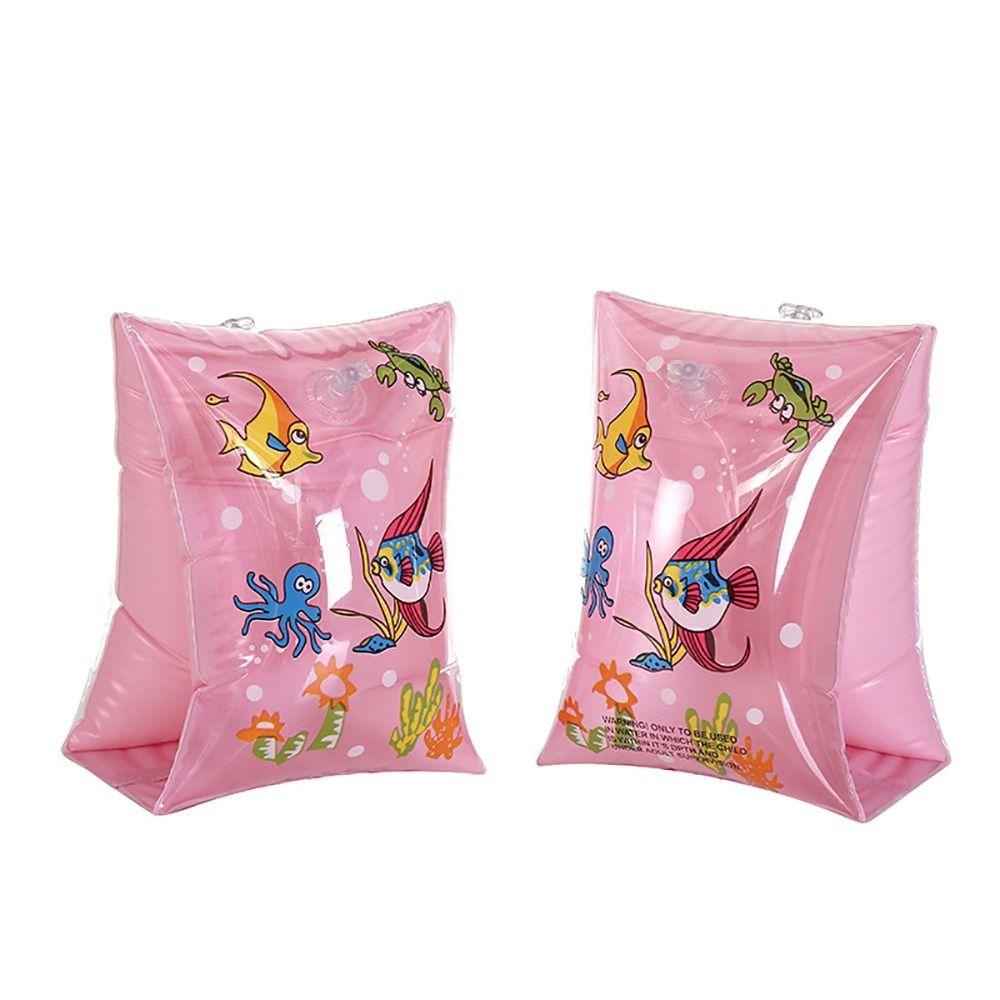 2x Sporting Goods Inflatable Arm Bands Comfortable To Wear Swim Accessory Float Bands Kids Adults