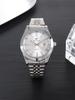Hot Sale Fashion Sport Alloy case 20mm Width Stainless Steel Band Coin Luxury Quartz Watch for Men