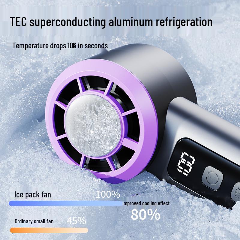 Handheld Mini Air Conditioner Fan 2025 - Long Battery Life, USB-Powered, Compact Cooling