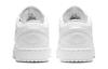 Jordan 1 Низкий Triple White Мятая Кожа GS 553560-130