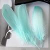 50Pcs Goose Feather Soft Big Floating Dream Catcher Wings Decoration Cat Stick Diy Sunflower Wall Decoration Colored Feathers