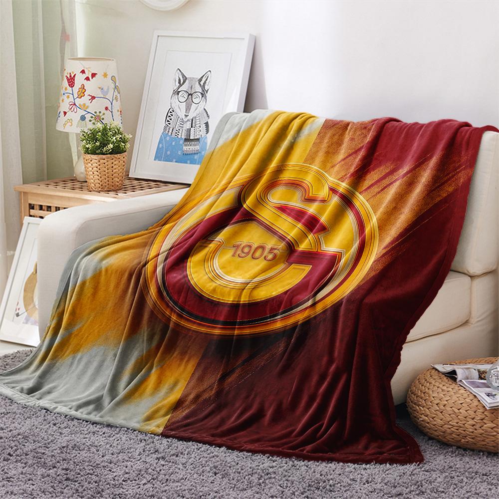 Galatasaray S.K Flannel Blanket, High quality Comfortable for All Seasons, Home Decor, Warmth and Comfort