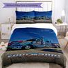 Kw Heavy Trucks Customize your name Bedding Set Breathable Duvet Cover with Pillowcases Home Decoration Birthday Gift