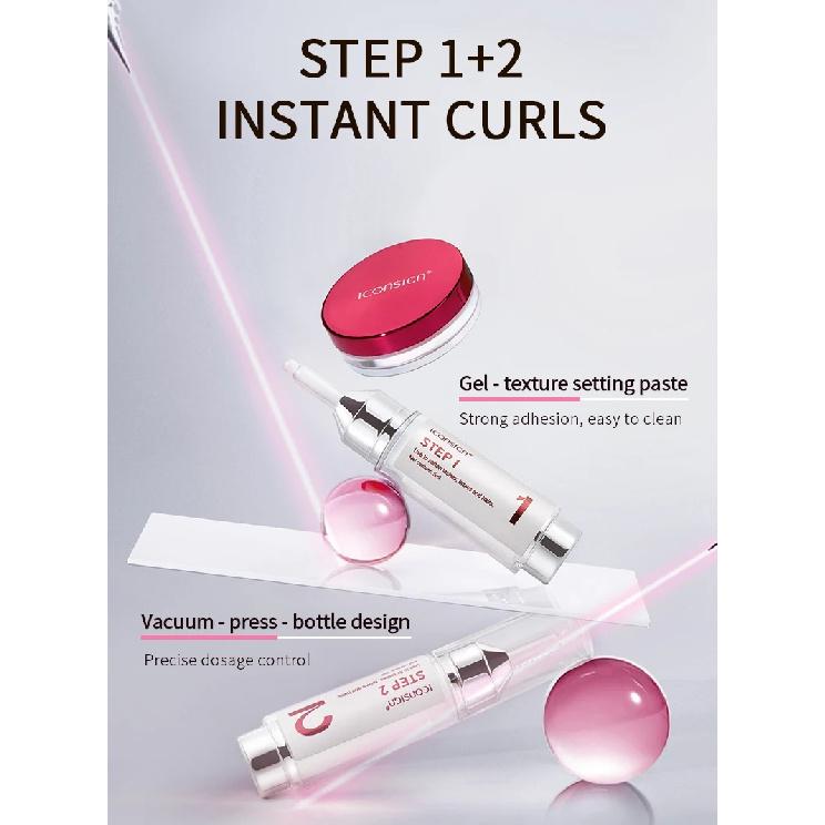 ICONSIGN Cysteamine Lift Kit 8-12 Min Plant Extract Vegan Ingredient Eensitive Skin Eyelash Brow lift Gift Beauty Makeup Sets