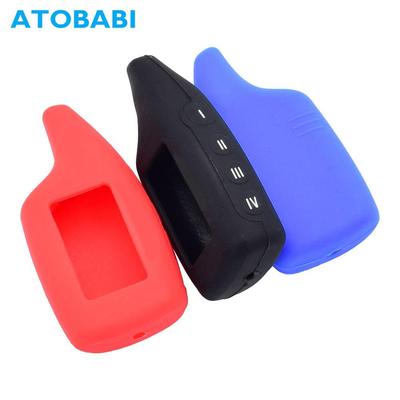 Силиконовый чехол для ключей M5 для Scher Khan Magicar 5 6 V Logicar AB, двусторонняя автомобильная сигнализация, ЖК-брелок с дистанционным управлением, брелок