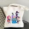 Kpop Witch Hunter Group Printed Canvas Bag Women's Handheld One-shoulder Fashion Student Canvas Bag Daily Shopping Bag