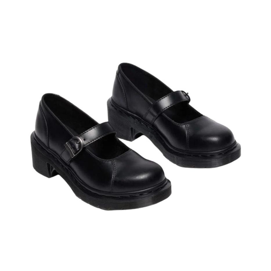 Dr. Martens Alderstone Leather Удобные туфли Мэри Джейн на толстом каблуке 6 см Женская обувь Черный 42664001