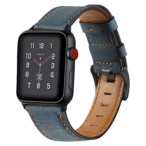 Ремешок для Apple, ремешок для часов 44 мм, 40 мм, 45 мм, 41 мм, 49 мм, 38, 42 мм, ретро-браслет Correa из коровьей кожи, iwatch series 7, 6, 3 SE Ultra 2, 8, 9
