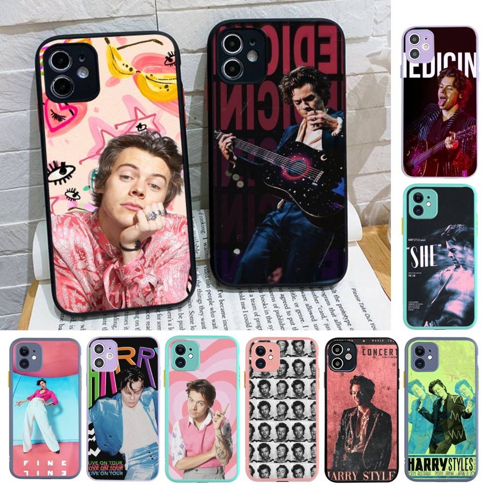 Pop Singer Harry Styles Matte Protective Case For IPhone 16 15 14 13 12 11 Pro Max X XS MAX Protection Case