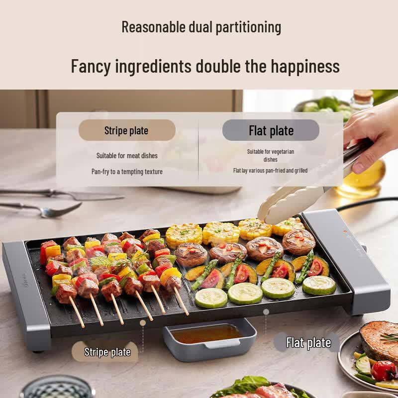 Bear Multi-functional Electric BBQ Grill CN plug (adapter included)