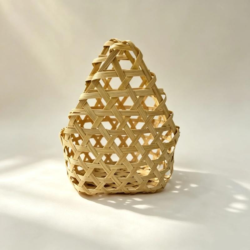 1 шт. Ретро коробка-корзина для хранения, креативная ручная плетеная корзина из бамбука, большая вместимость, корзина для выпечки для пикника