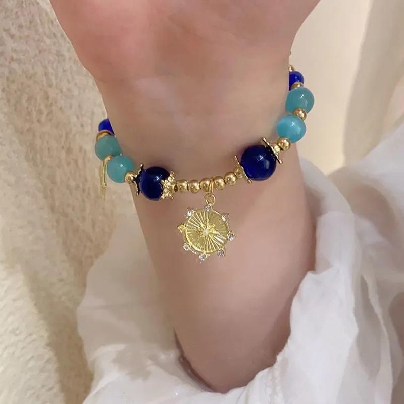 Игра Genshin Impact Kaedehara Kazuha Браслет Бисерный Браслет Wanderer Balladeer Подвеска Kunikuzushi Браслеты Косплей Реквизит