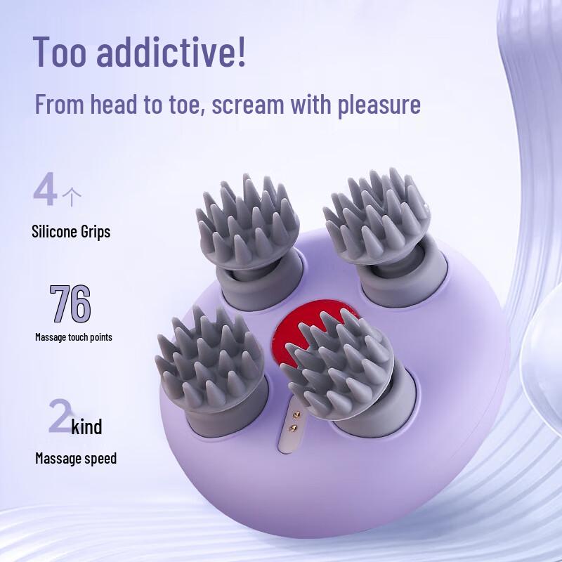 Kangzuo Mini Electric Wet & Dry Scalp Massager CN plug (adapter included)