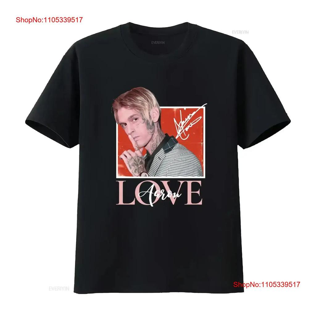 Классическая футболка Aaron Carter Love Черная винтажная Стиранная с принтом Растягивающаяся Универсальная Удобная