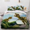 Dinosaur Jurassic Bedding Set Winter Duvet Cover With Pillowcases 3 Pcs Bed Set Queen Size Juego De Cama Home Textile Kids Adult