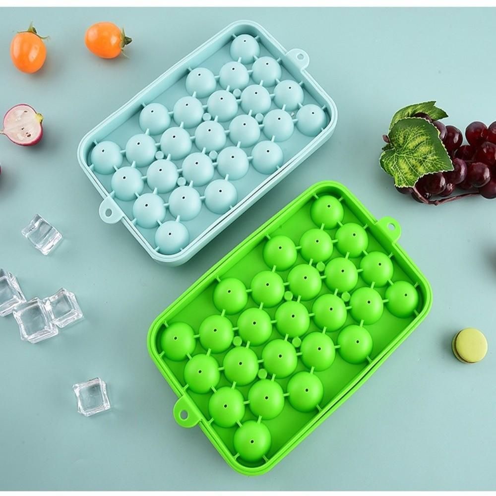 25 Grids Grape Ball Molds Round Shape Ice Cube Mold Creative Handmade Soap Molds Bar Party