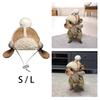 Cute dog hat, comfortable puppy cap with dog ear holes, interior cats, small
