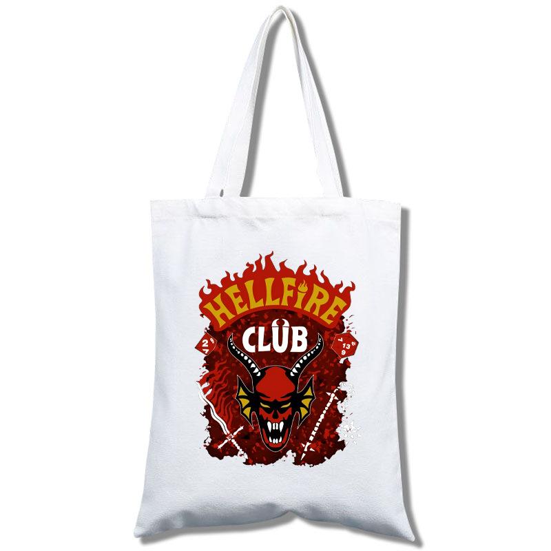 Очень странные дела, Студенческая Покупка Мобильный Телефон Холщовая Ручная Сумка Через Плечо Холщовая Сумка