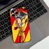 ГОРЯЧАЯ аниме-чехол для телефона One-Punch Man  Для iPhone17,16,15,14,13,12,11 Plus,Pro Max Мягкий черный чехол