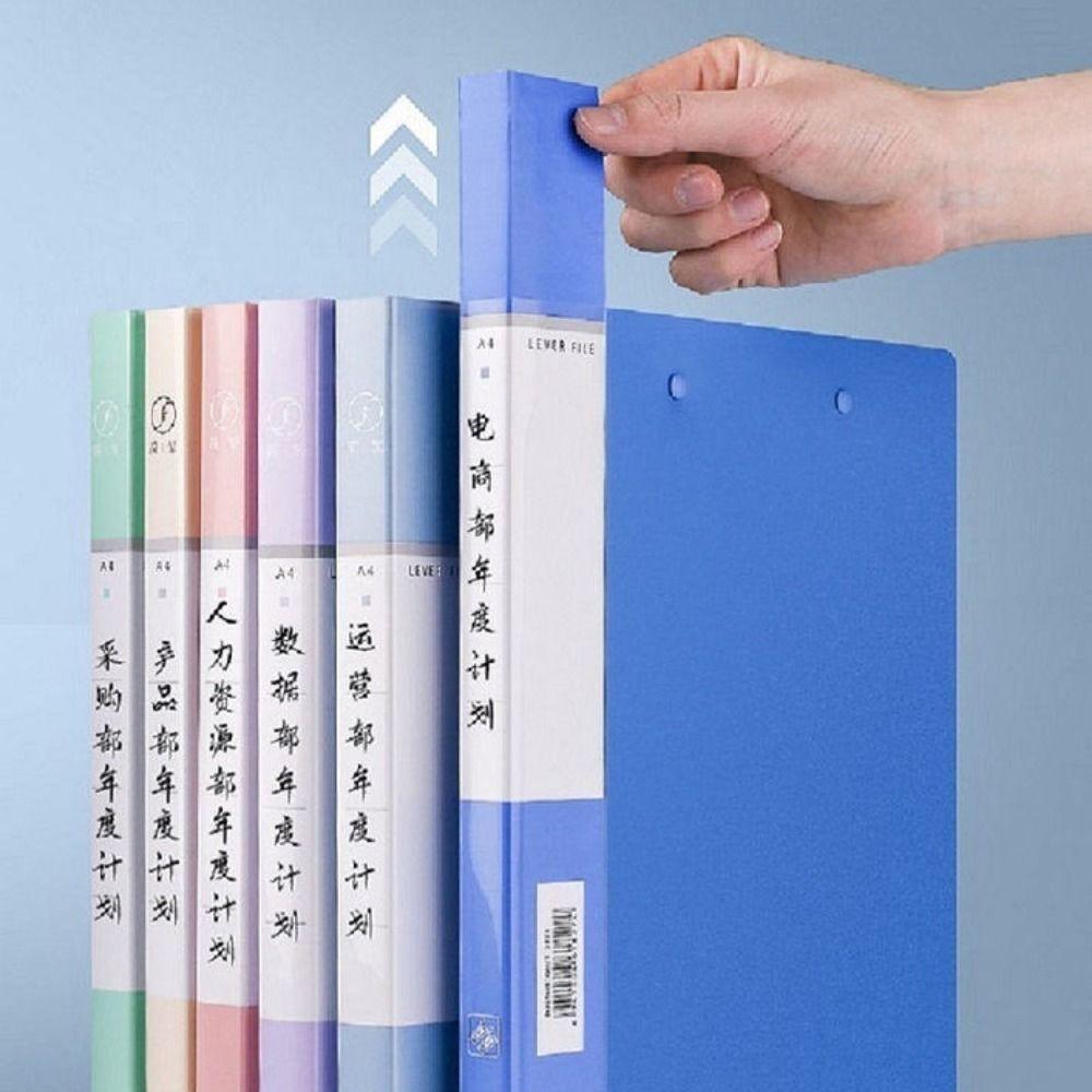 Paper Stationary A4 File Folder Clipboard Memo Clip Board Paper Organizer Loose Leaf Binder Pad
