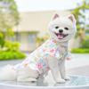 Cherry/Flower Printed Dog Dress Summer Pet Princess Skirt for Small Medium Girl Dogs Cats Cute Pet Apparel for Birthday Party