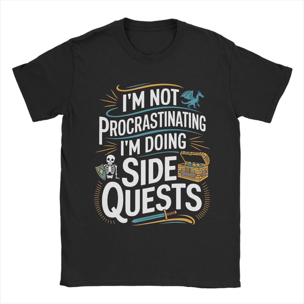 Neck Humorous Gaming Graphic Unisexs T Shirts Vintage Tees Short Sleeve Round Neck TShirts Pure Cotton 4XL 5XL 6XL Clothing