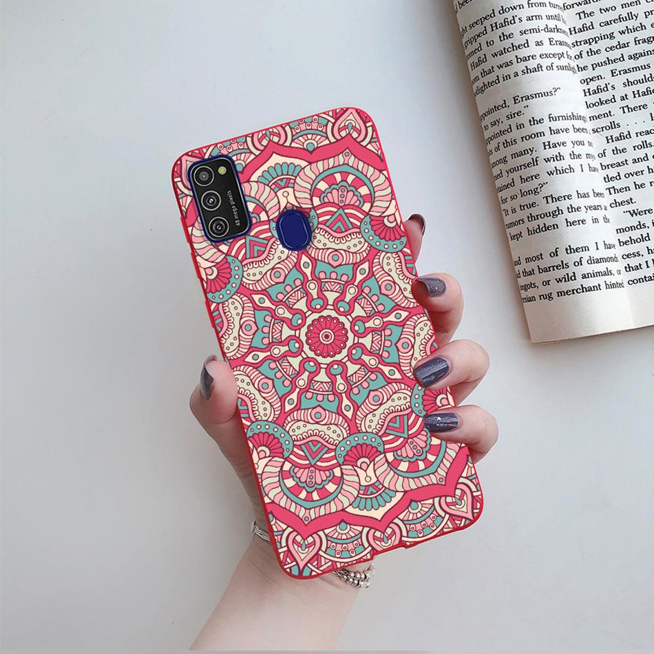 Cute Cartoon Case For Samsung Galaxy M51 M31 M21 M31S M21S M30S Case Candy Colorful Anime Painting TPU Silicone Cover Case Funda