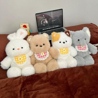 40 см Плюшевые игрушки Мультяшный кролик Мягкая игрушка Смешная кукла-компаньон Дети