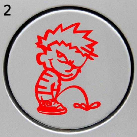 Водонепроницаемый забавный озорной автомобиль сзади мальчик пописать дверь лобовое стекло крышка бака наклейка наклейка