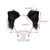Lolita Headbands Furry Animal for Cat Ears Headwear  Kawaii Hair Hoop for Halloween Cosplay Headpiece Party Supplies