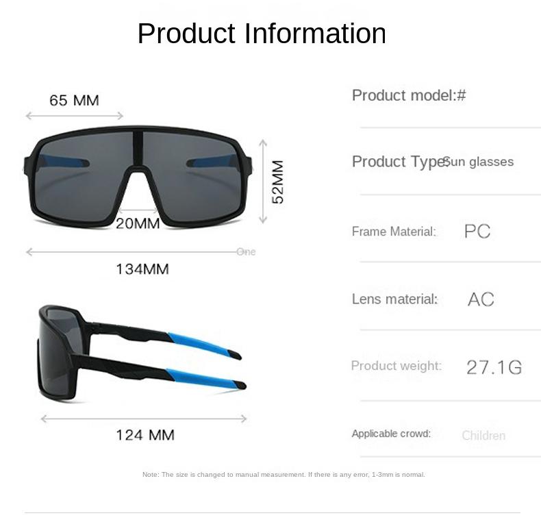 Children Outdoor Sunglasses Kids Boys Girls Bicycle Glasses Uv400 Youth Sport Baseball Camping Mtb Bike Eyewear