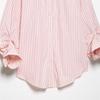 2025 Spring/Summer Women's Striped Casual Loose Turn-Down Collar Long-Sleeve Shirt