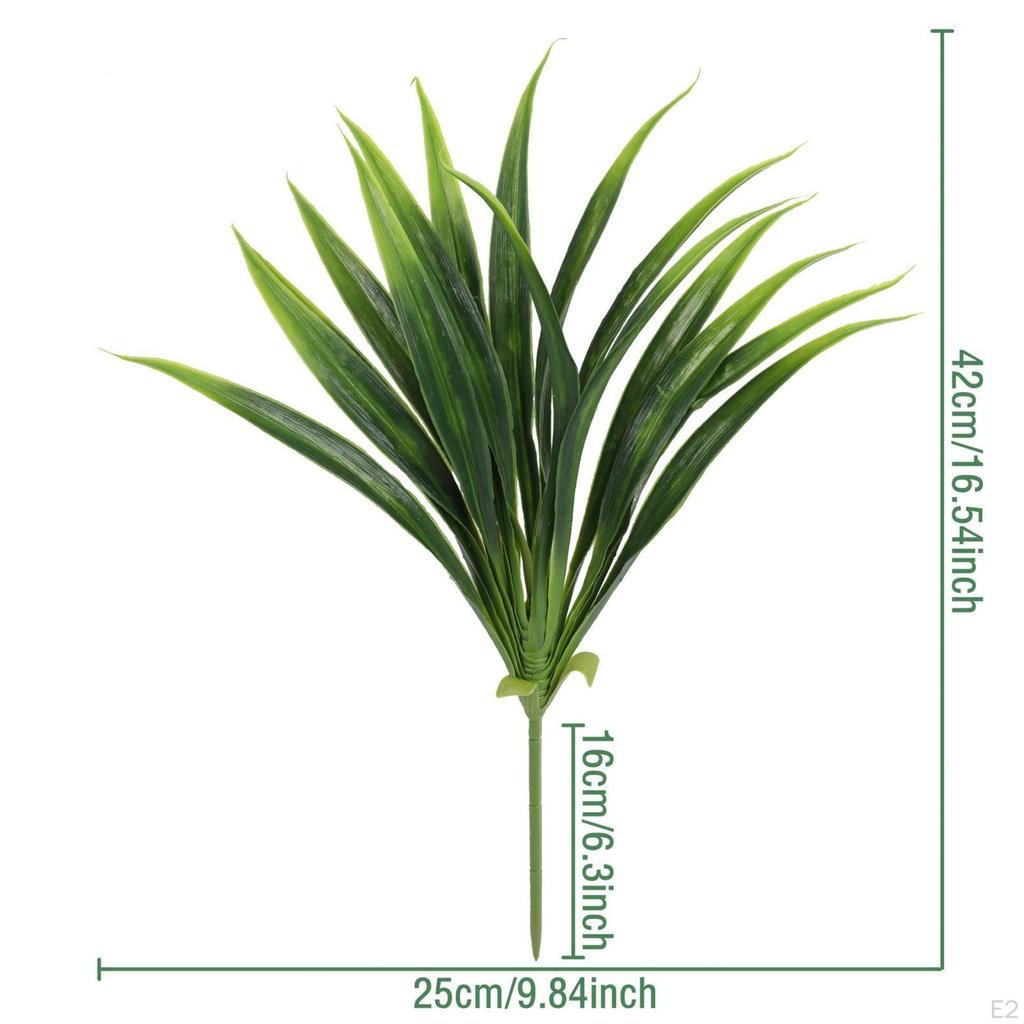 Искусственная трава, кустарник, домашний декор, искусственная высокая зелень для горшков