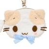 Sanrio Pouch Cat Fluffy cat like marshmallow 466361 Face-shaped (Sanrio Association)